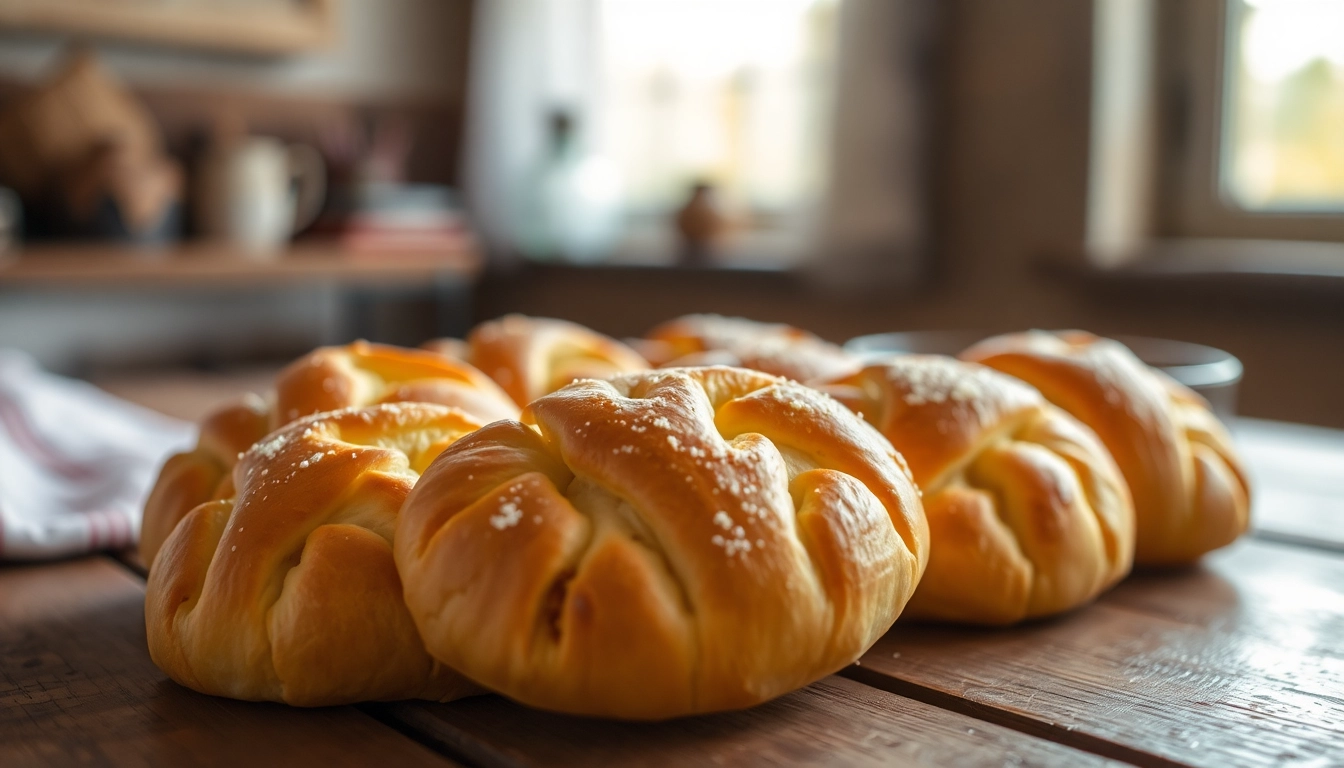 Delicious hasch kekse arranged beautifully on a wooden table, showcasing their golden color and enticing texture.