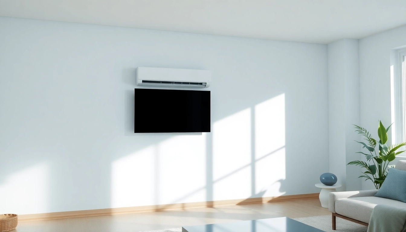 Enhance your home comfort by Klimaanlagen kaufen stylishly with a modern split air conditioning unit.