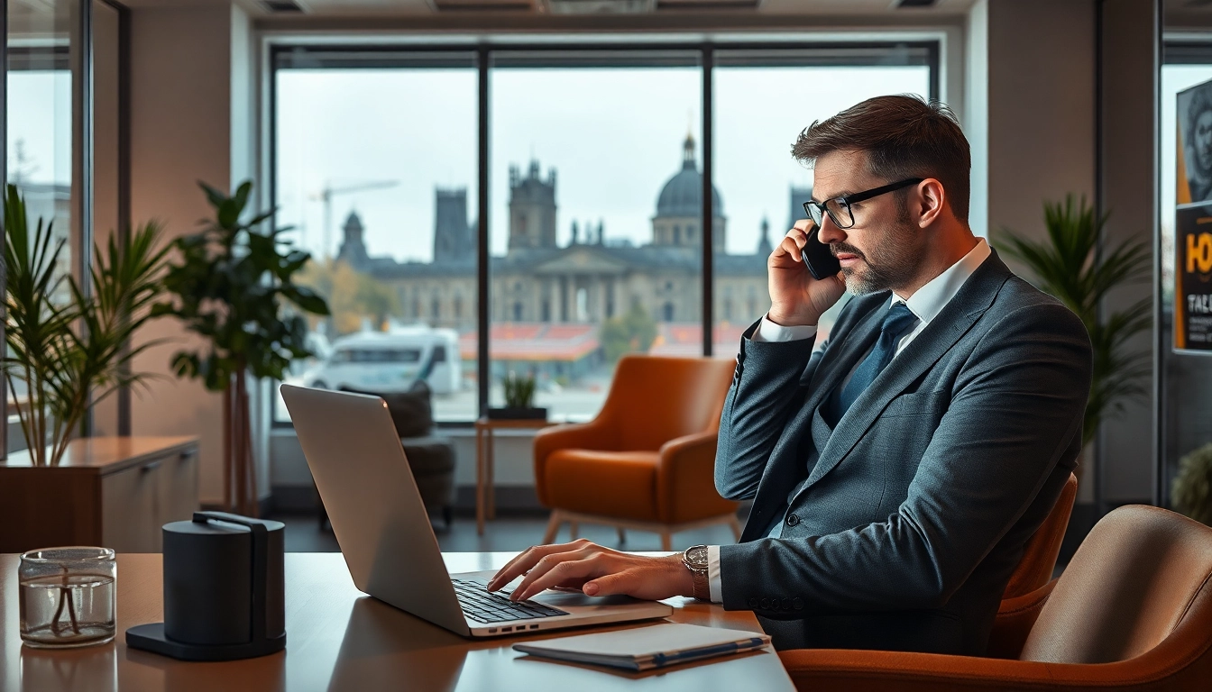 Headhunter Berlin analysiert dynamisch Kandidatenprofile in einem modernen Büro.